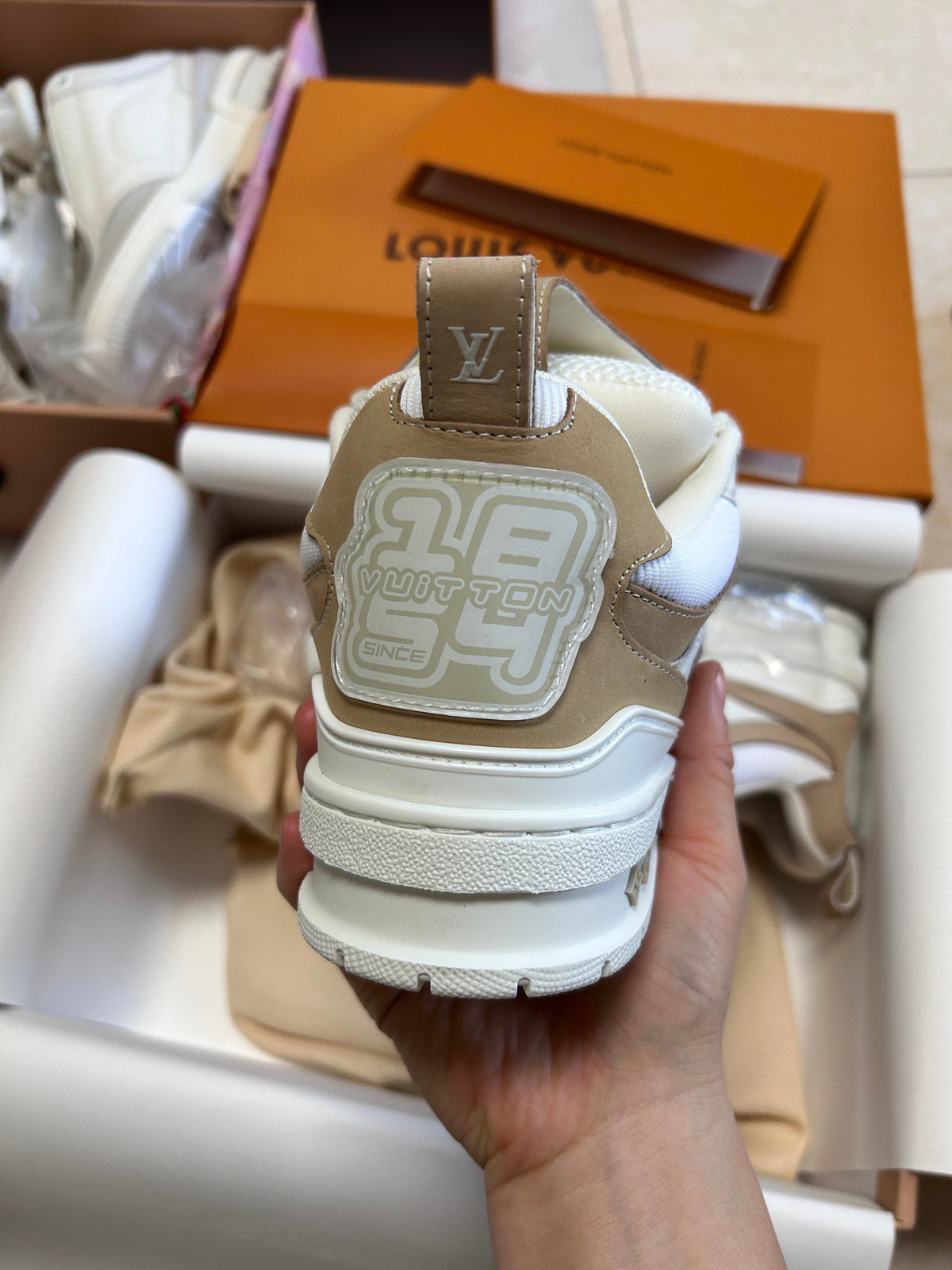 Sneakers LV Skate Beige