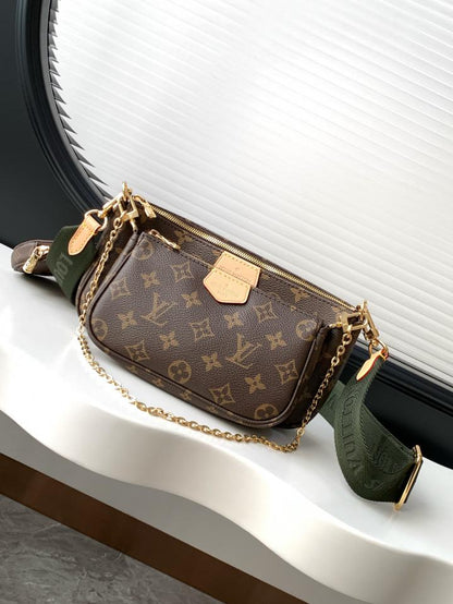 LV Multi Pochette Accessoires, Tela Monogram