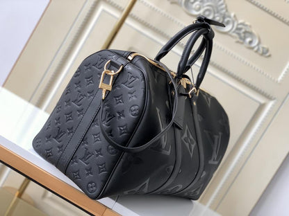 Louis Vuitton top chip dinamico hardware semi-acciaio originale M45532 Borsa da viaggio Keepall BANDOULIÈRE 45