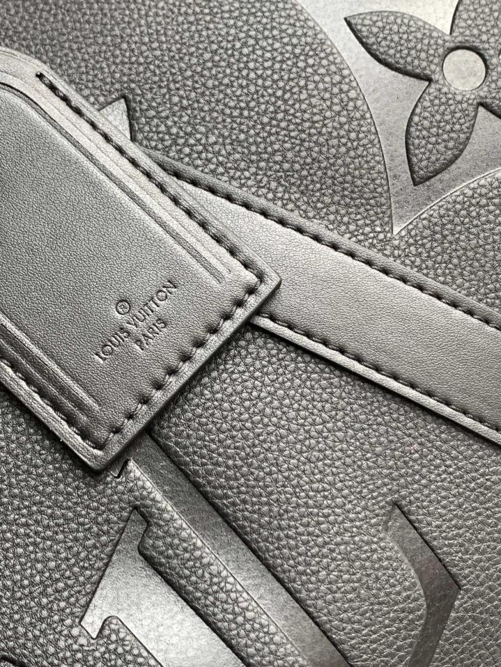 Louis Vuitton top chip dinamico hardware semi-acciaio originale M45532 Borsa da viaggio Keepall BANDOULIÈRE 45