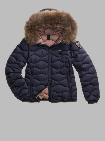 Piumino Blauer con Pelliccia