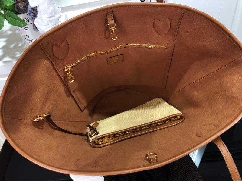 Louis Vuitton Saint Jacques Cesto in Vimini e Pelle - Beige