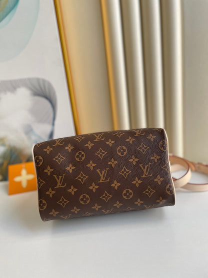 Borsa Speedy Bandoulière 25 - Tela Damier Azur