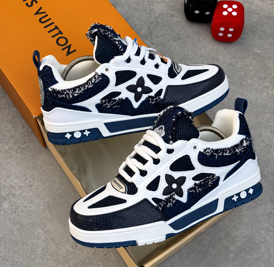 Sneakers LV Skate Blu Crystal