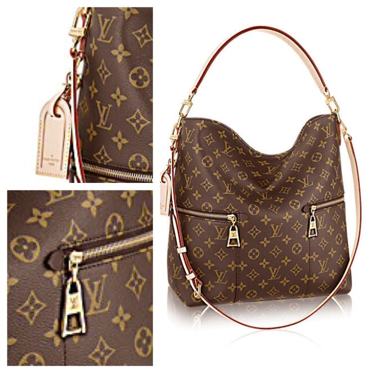 Louis Vuitton Borsa Hobo Melie in Tela Monogram