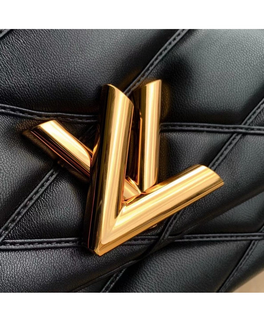 Louis Vuitton GO-14 GM in Pelle Trapuntata - Nero