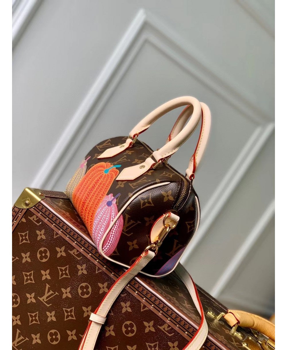 LV Yayoi Kusama Speedy 20 - Edizione Limitata con Motivo Pumpkin