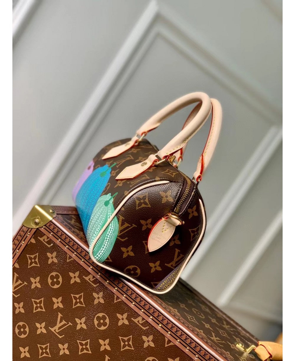 LV Yayoi Kusama Speedy 20 - Edizione Limitata con Motivo Pumpkin