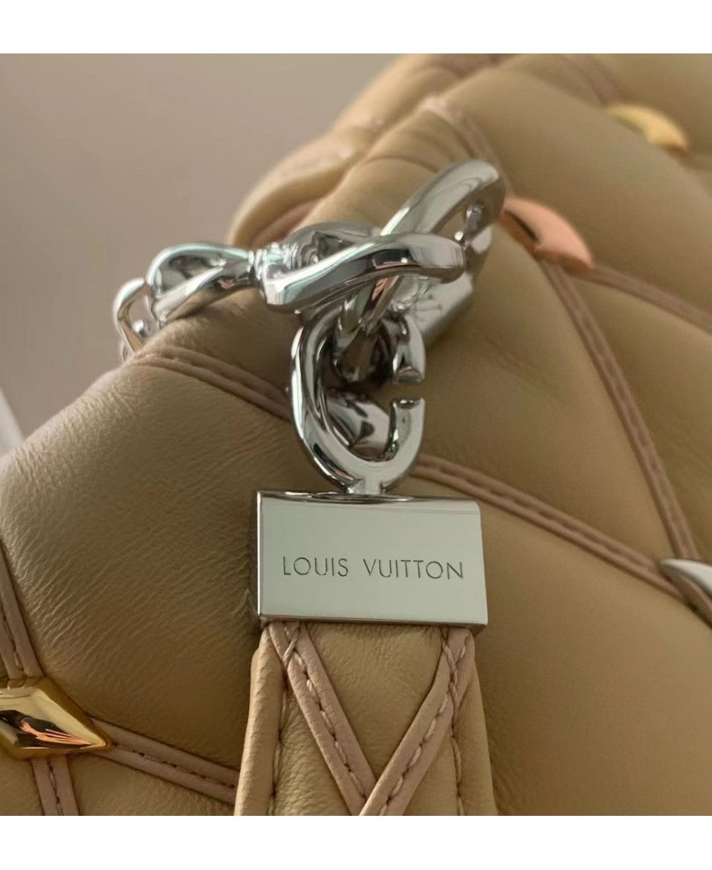 Louis Vuitton GO-14 MM in Pelle di Agnello con Motivo Malletage