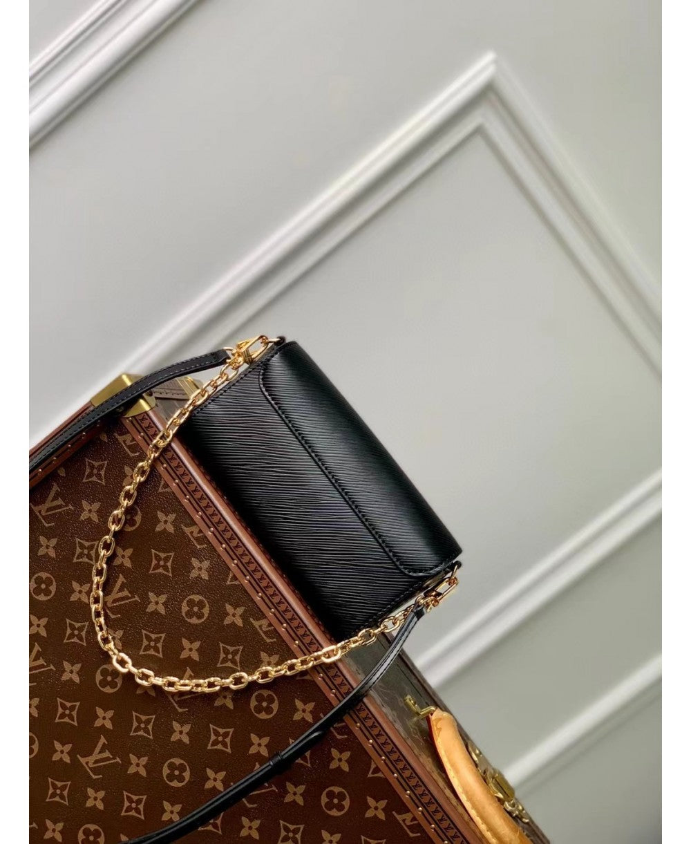 Louis Vuitton Pochette Twist West in Pelle Epi - Nero