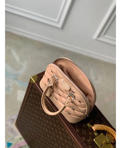 LV Alma  in Pelle di Agnello con Motivo a Rombi